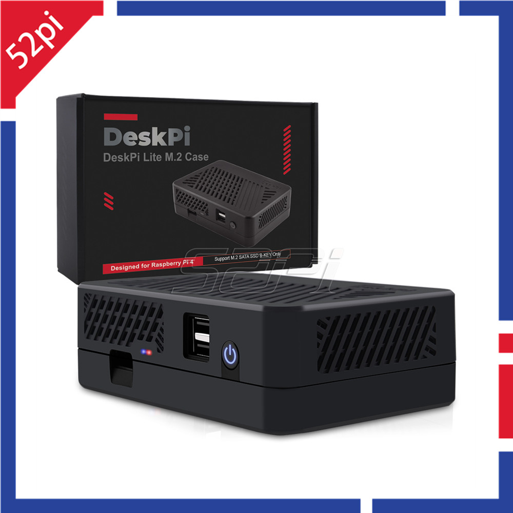 Deskpi Super6C - Casing NAS 52Pi DeskPi Lite dengan